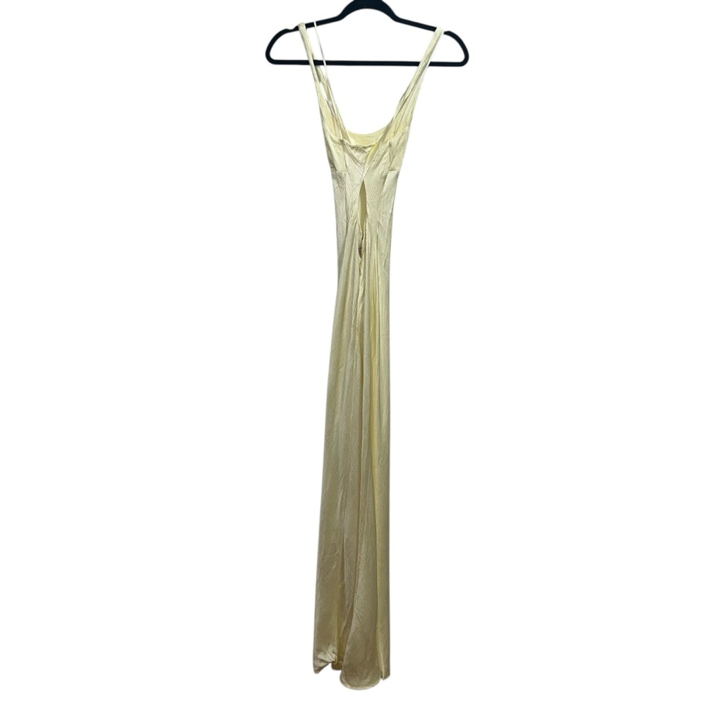 Bec + Bridge Maxina Crossover Maxi Dress In Ice Yellow - Picture 6 of 11